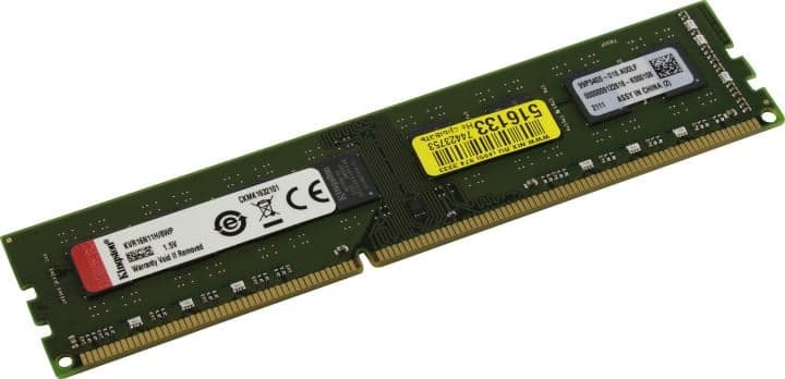 Kingston ValueRAM <KVR16N11H/8WP> DDR3 DIMM 8Gb <PC3-12800> CL11