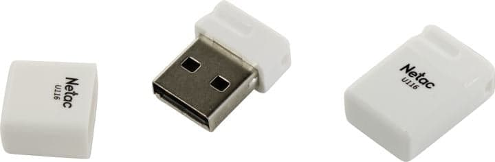 Netac <NT03U116N-008G-20WH> USB2.0 Flash Drive 8Gb (RTL)