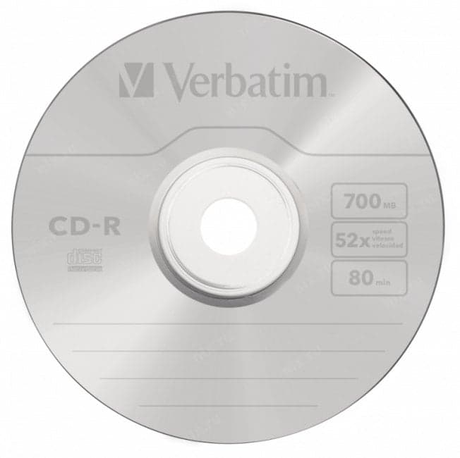 CD-R Verbatim 700Mb 52x speed <уп.10 шт> <43327>