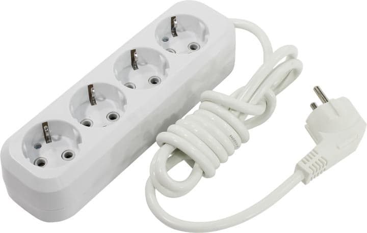Удлинитель Smartbuy SBE-16-4-02-Z White <2м> (4 розетки)