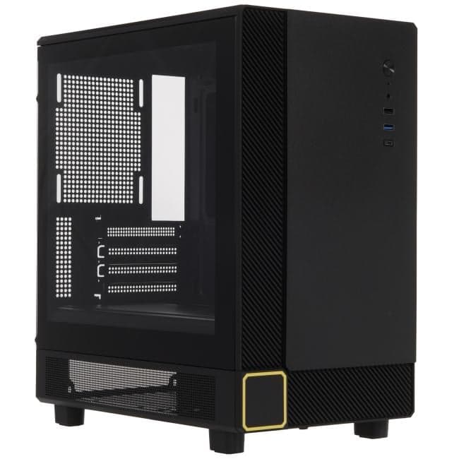 ACC-M3302 Корпус Accord M3302 черный без БП mATX 7x120mm 2x140mm 1xUSB2.0 1xUSB3.0 audio bott PSU