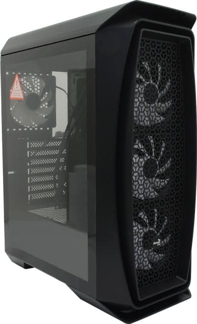 Корпус Aerocool <Aero One Frost-G-BK-v1> ATX без БП Black