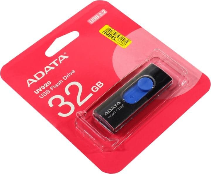 ADATA UV320 <AUV320-32G-RBKBL> USB3.2 Flash Drive 32Gb