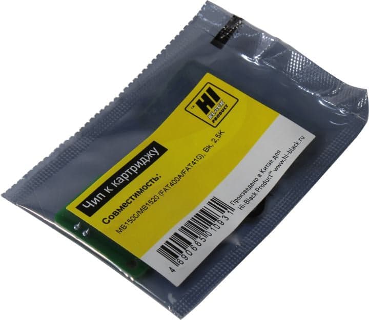 Чип Hi-Black к картриджу Panasonic MB1500/MB1520 (KX-FAT400A/FAT410), Bk, 2,5K