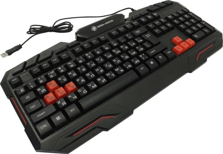 Клавиатура Dialog Gan-Kata KGK-11U <USB> 104КЛ+10КЛ М/Мед