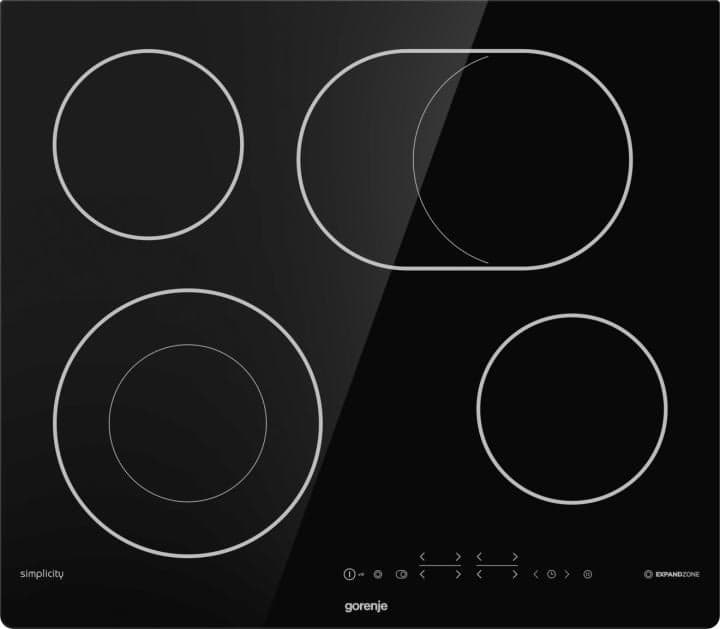 Варочная поверхность Gorenje ECT643SYB черный