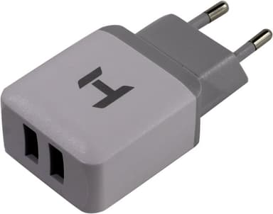 HARPER <WCH-8220 White> Зарядное устройство USB (Вых. DC5V, 12W, 2xUSB)