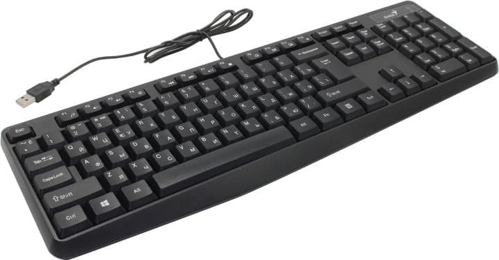 Клавиатура Genius KB-117 Black <USB> 104КЛ