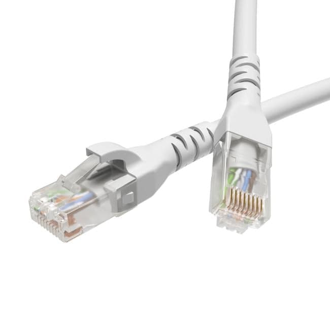Кабель патч-корд U/UTP 6 кат. 0,5м DKC RN6UU4505WH LSZH, белый, "RAM telecom"