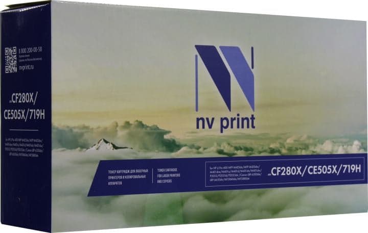Картридж NV-Print аналог CF280X/CE505X/719H для HP LJ Pro M401/M425/P2055, Canon 6300/6650/5840/5880