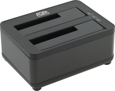 AgeStar <3UBT8-Black> SATA Docking Station (для подключения 2x3.5"/2.5"SATA HDD, USB3.0)