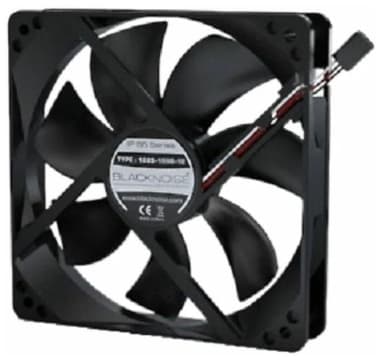 1232-26-24 Вентилятор промышленный Noiseblocker IP55 Serie 1232-26-24, 120x120x32 мм, 2600 об/мин, 43 дБА, напр. 24В