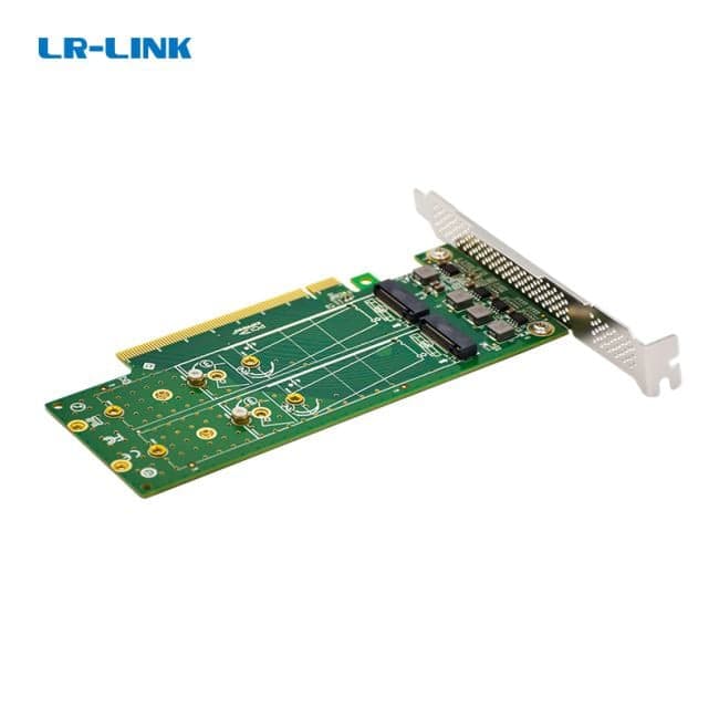 LR-LINK <LRNV95NF-L> Адаптер NVME 4xM.2 -> PCI-Ex16