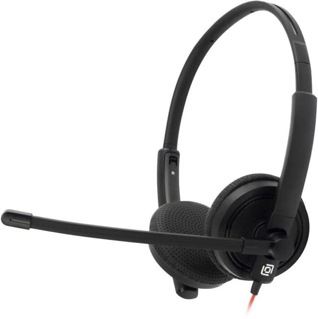 Наушники с микрофоном Оклик HS-L900 черный 2.8м накладные оголовье