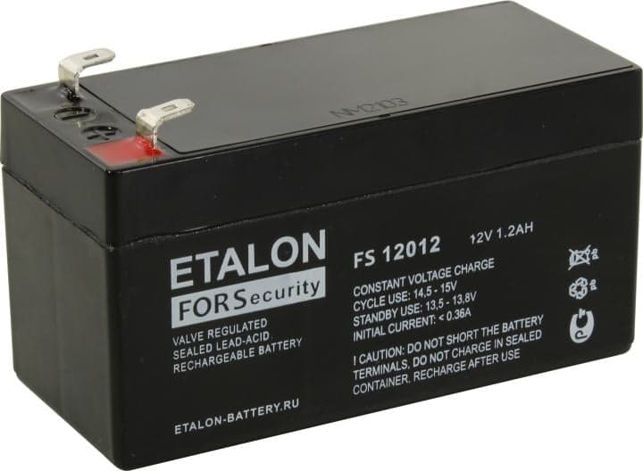 Аккумулятор ETALON FS 12012 (12V, 1.2Ah) для слаботочных систем