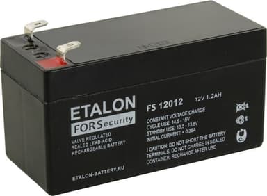 Аккумулятор ETALON FS 12012 (12V, 1.2Ah) для слаботочных систем