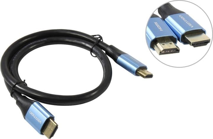 Vention <ALHSE> Кабель HDMI to HDMI (19M -19M) 0.75м ver2.0