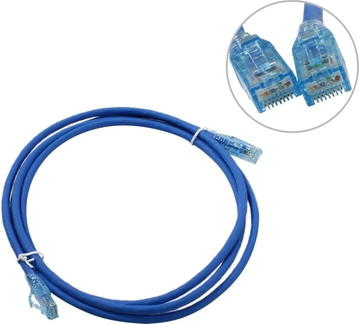 Hyperline <PC-LPM-UTP-RJ45-RJ45-C6-2M-LSZH-BL> Patch Cord UTP кат.6 LSZH, 2м, синий