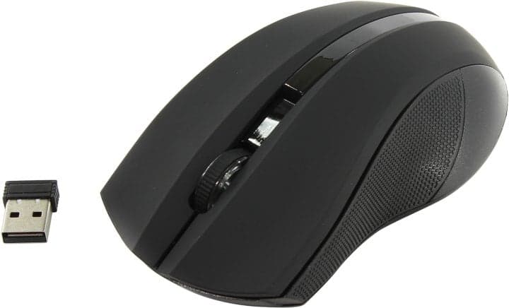 OKLICK Wireless Optical Mouse <615MW> <Black> 1000dpi (RTL)USB 3btn+Roll <412852>