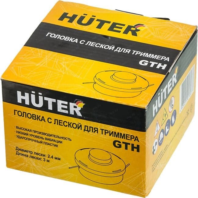 Huter <GTH> Катушка с леской для садовых триммеров (d=2.4мм, 3м)
