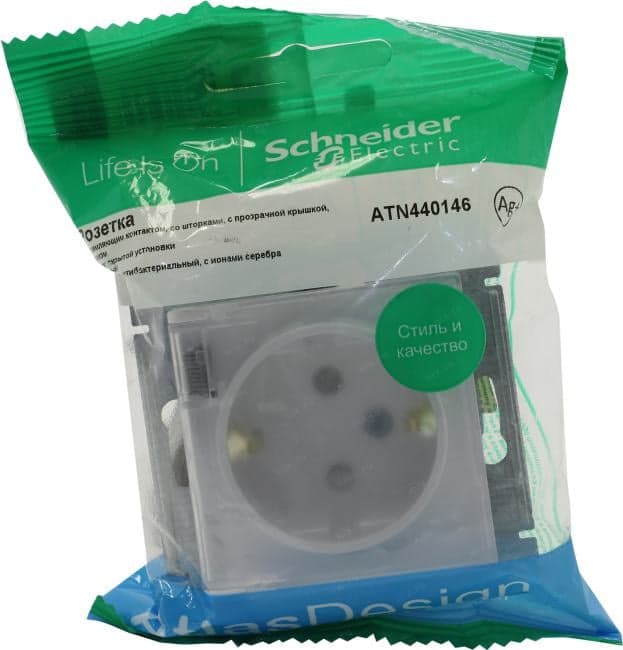 Электрическая розетка Schneider Electric AtlasDesign ATN440146
