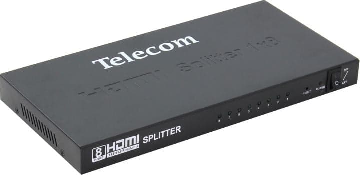 Telecom <TTS5030> HDMI Splitter (1in -> 8out) + б.п.