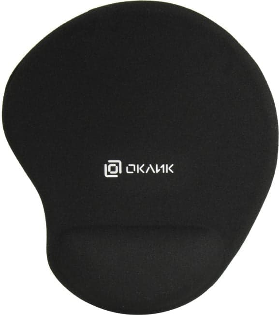 Oklick <OK-RG0550-BK> Коврик для мыши с гелевой подушкой под запястье <1088636>