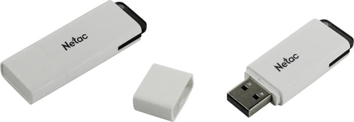 Netac <NT03U185N-016G-20WH> USB2.0 Flash Drive 16Gb (RTL)