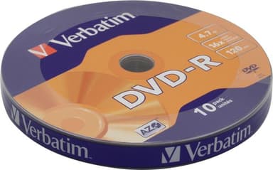 DVD-R Disc Verbatim 4.7Gb 16x <уп. 10 шт> <43729>