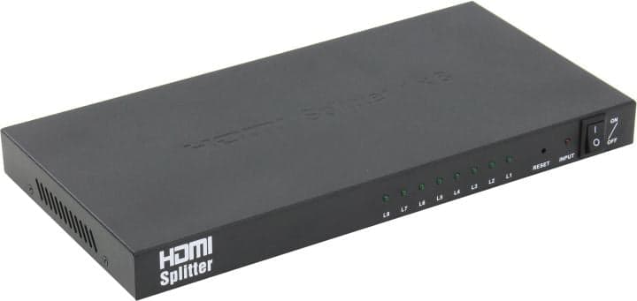 Orient <HSP0108H> HDMI Splitter (1in -> 8out, ver1.4b) + б.п.