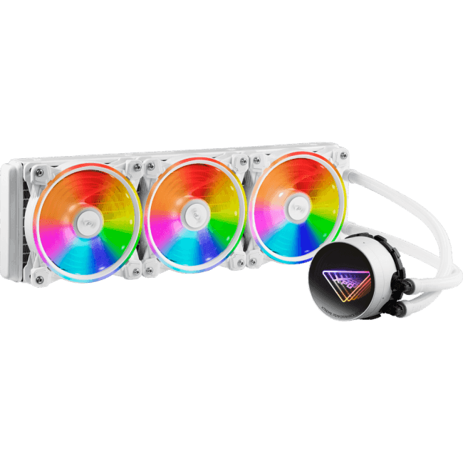 XPG <LEVANTEX360-WHCWW> Levante X 360 вод.охл. (4пин,115x/1200/1700/AM4/AM5, 34дБ, 600-2000об/м)