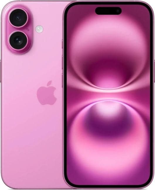Apple iPhone 16 <MYEA3HN/A 128Gb Pink> (A18, 6.1" 2556x1179 OLED, 5G+WiFi+BT, 48+12Mpx)