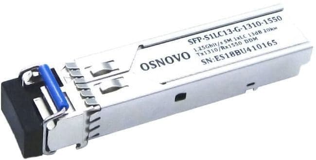 OSNOVO <SFP-S1LC13-G-1310-1550> Модуль SFP (Simplex LC, SM)