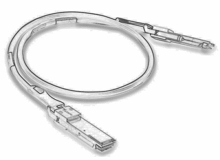 FiberTrade <FT-SFP+CabP-AWG30-3> Пассивный 10G кабель 3м