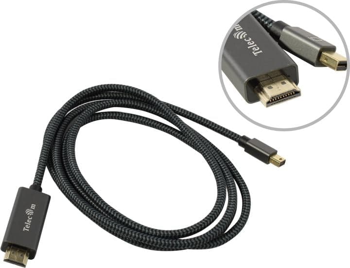 Telecom <TA562M-1.8м> Кабель miniDisplayPort (M) -> HDMI (M) 1.8м