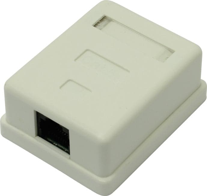 Exegate <EX271122RUS> Розетка внешняя RJ-45 кат.5e
