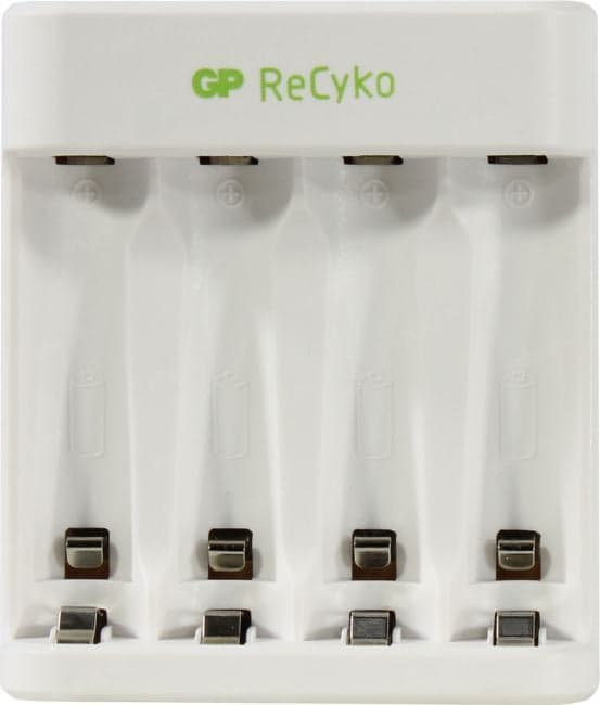 Зарядное уст-во GP <E411100AAAHC-2CRB4> ReCyko (NiMh, AA/AAA) +AAx4шт аккум.