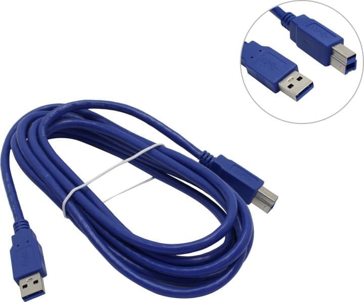 VCOM <VUS7070-3м> Кабель USB 3.0 A-->B 3м
