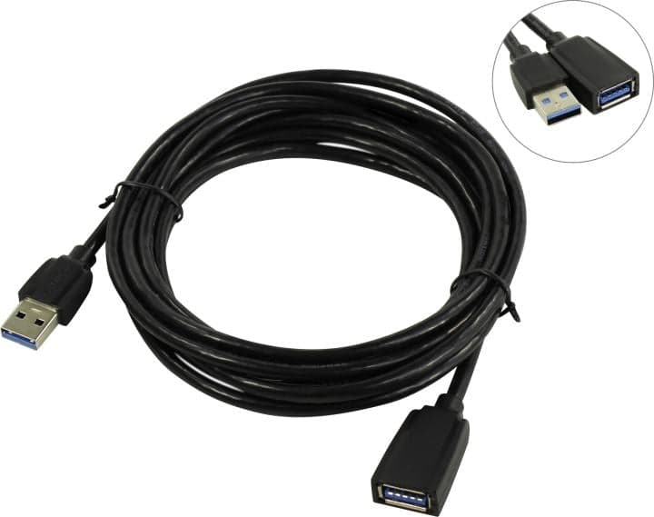 Vention <VAS-A45-B300> Кабель удлинительный USB 3.0 A-->A 3м