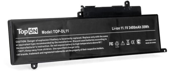 TopON TOP-D11 <101687> аккумулятор для ноутбуков Dell (Li-Ion, 11.1V, 3400mAh, 38Wh)