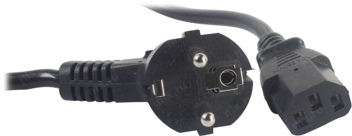 Buro <BU-PCAB-1.8-16A> Кабель компьютер - розетка 220V 1.8м Европейский стандарт Г-образный