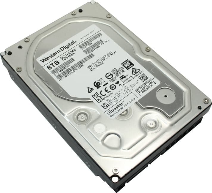 HDD 8 Tb SATA 6Gb/s Western Digital Ultrastar DC HA340 <WUS721208BLE604> 3.5"