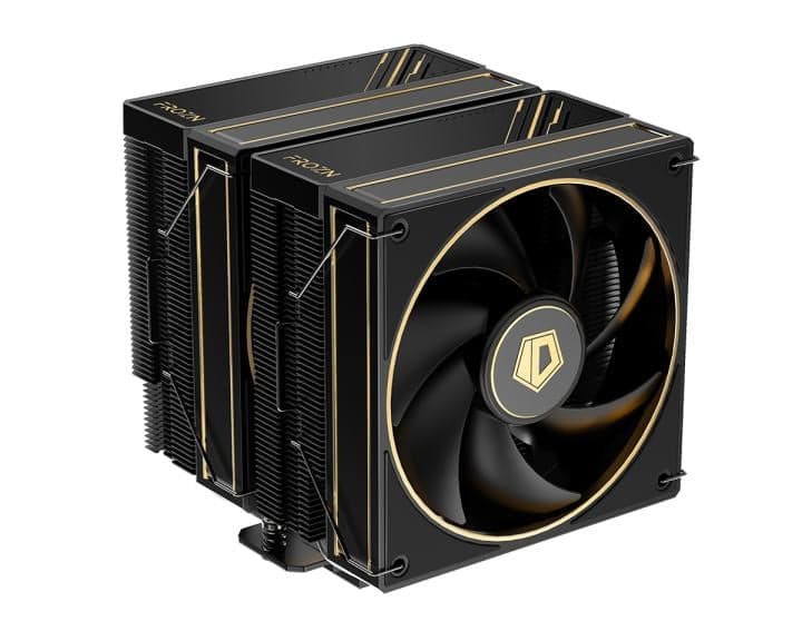 Кулер ID-COOLING FROZN A620 GDL LGA1700/1200/115X/AM5/AM4 (TDP 260W, PWM, черно-золотой, 6 тепл.трубок + медна
