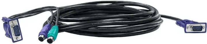 D-Link DKVM-CB/B1A Кабель/ DKVM-CB KVM Cable with VGA and 2xPS/2 connectors for DKVM-4K, 1.8m