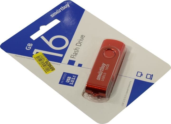 SmartBuy Twist <SB016GB3TWR> USB3.0 Flash Drive 16Gb (RTL)