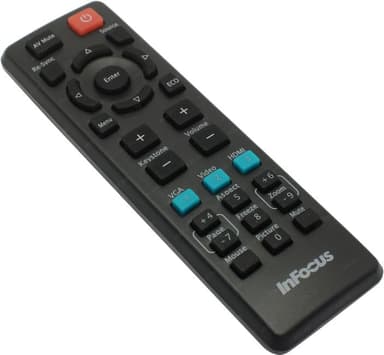 InFocus P117 <IN2134> Projector (DLP, 4500 люмен, 28500:1, 1024x768, D-Sub, HDMI, RCA, USB, LAN, ПДУ, 2D/3D)