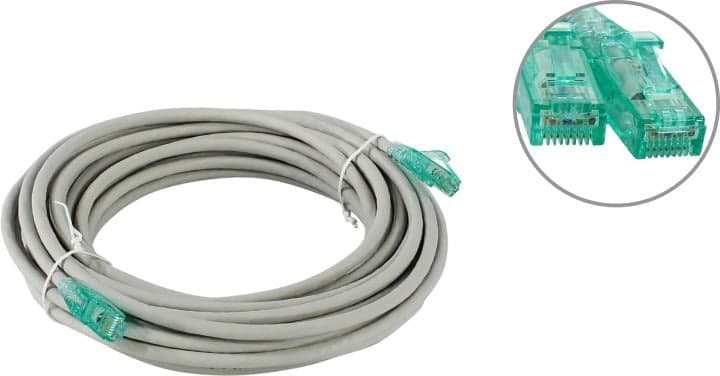 Hyperline <PC-LPM-UTP-RJ45-RJ45-C6a-10M-LSZH-GY> Patch Cord UTPкат.6a LSZH, 10м, серый