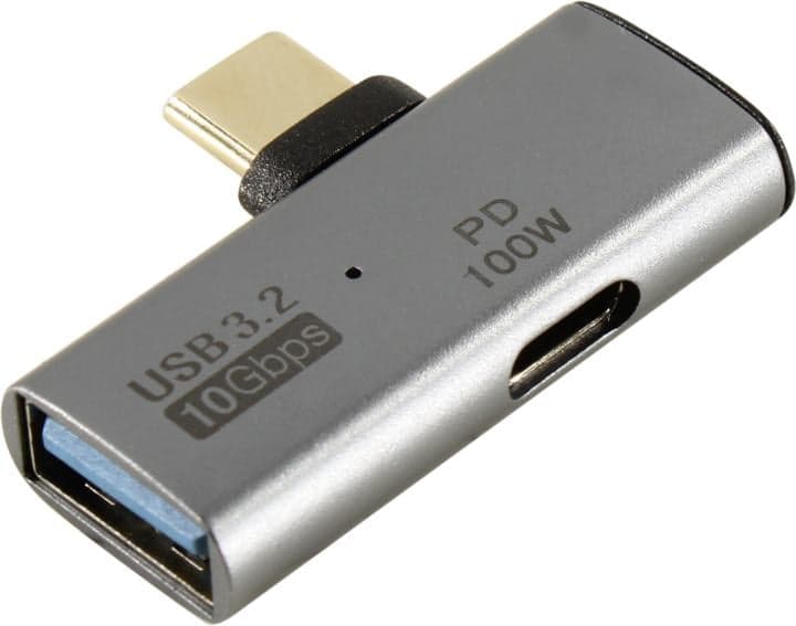 KS-is <KS-854> Адаптер USB A (F) -> USB-C (M) OTG + USB-C PD