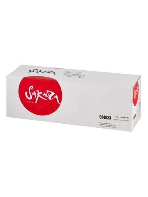 SACF403X Картридж SAKURA CF403X для HP Color LaserJet Pro M252n/M252dn/MFP277dw/277n, пурпурный, 2300 к.