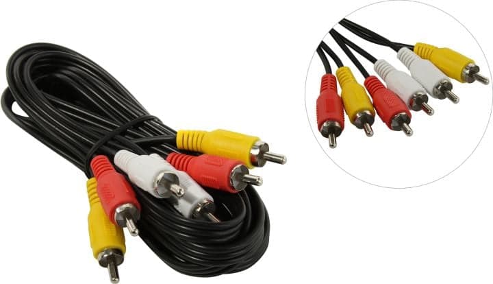 5bites <AC3R-020M> Кабель 3RCA-M --> 3RCA-M 2м